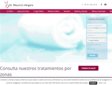 Tablet Screenshot of drmauriciovergara.com
